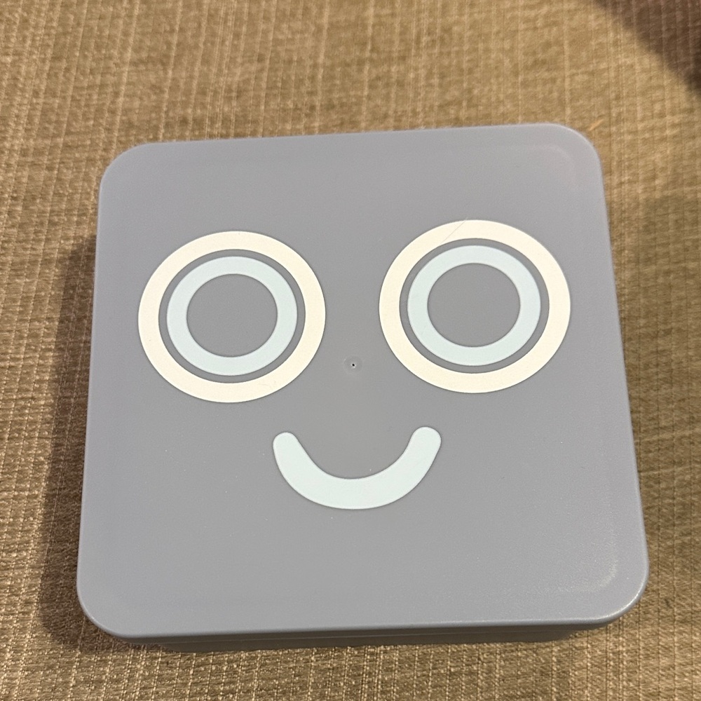 Gray Smiley Face snack Box